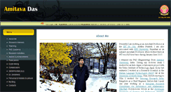 Desktop Screenshot of amitavadas.com